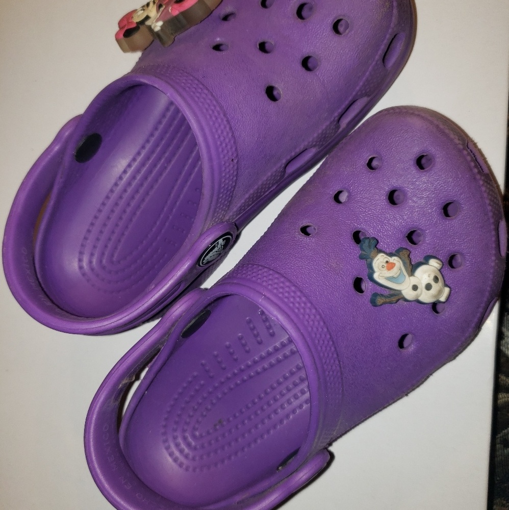 Toddler purple CROCS